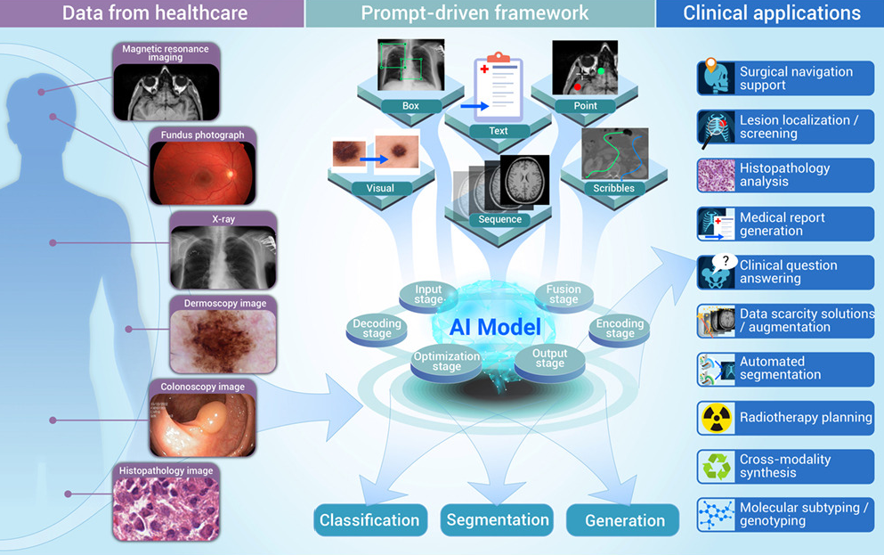 Prompt mechanisms in medical imaging: A comprehensive survey