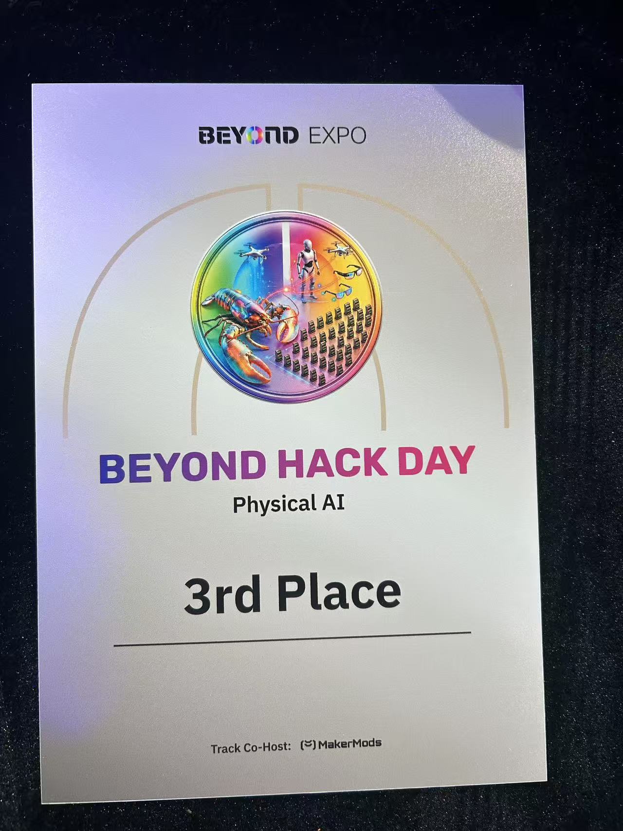Third-place award at BEYOND Hack Day 2026
